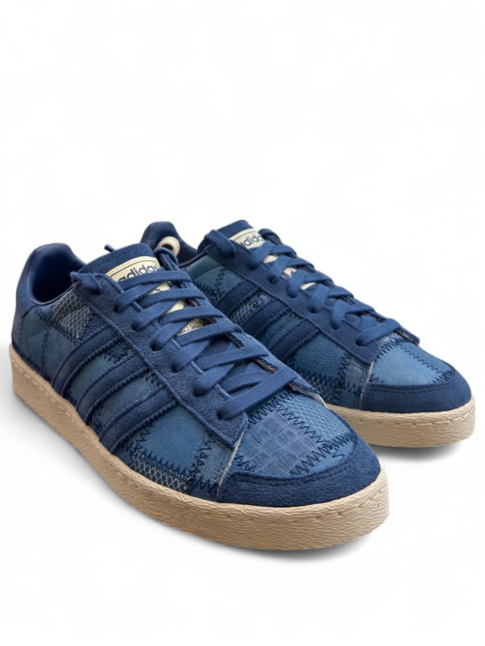 adidas Jabbar Lo Navy Patchwork Sneakers Size US Men’s 9.5/ Women’s 10.5 (NEW)